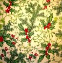 124 Weihnachten Blumen - 3-lagig - Ihr